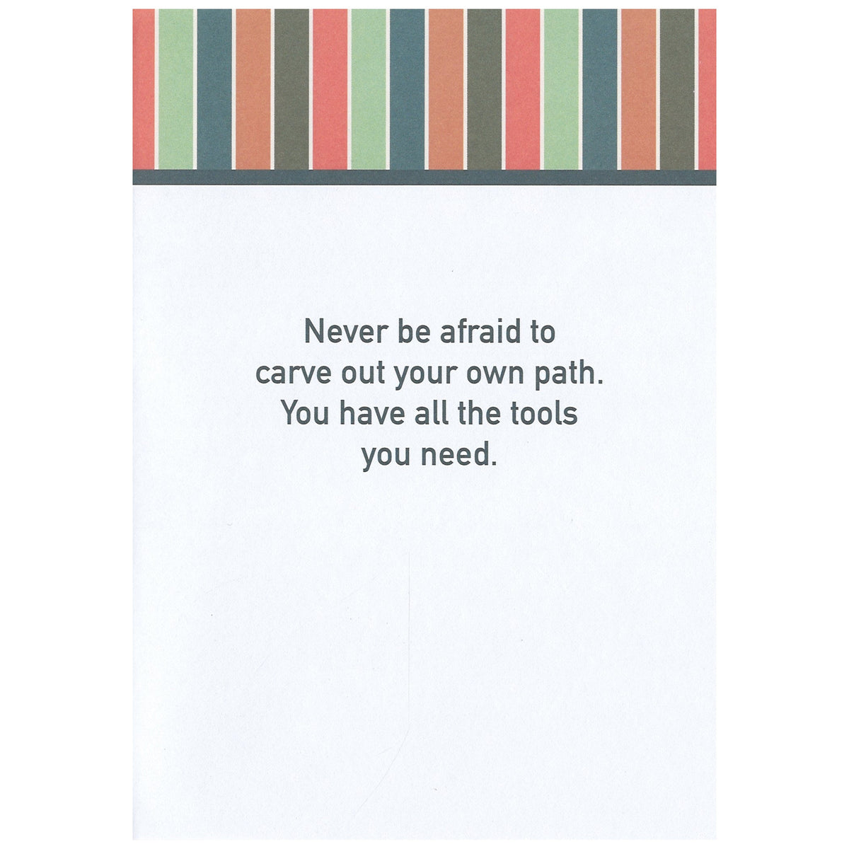 Step Boldly in the Future - Graduation Card