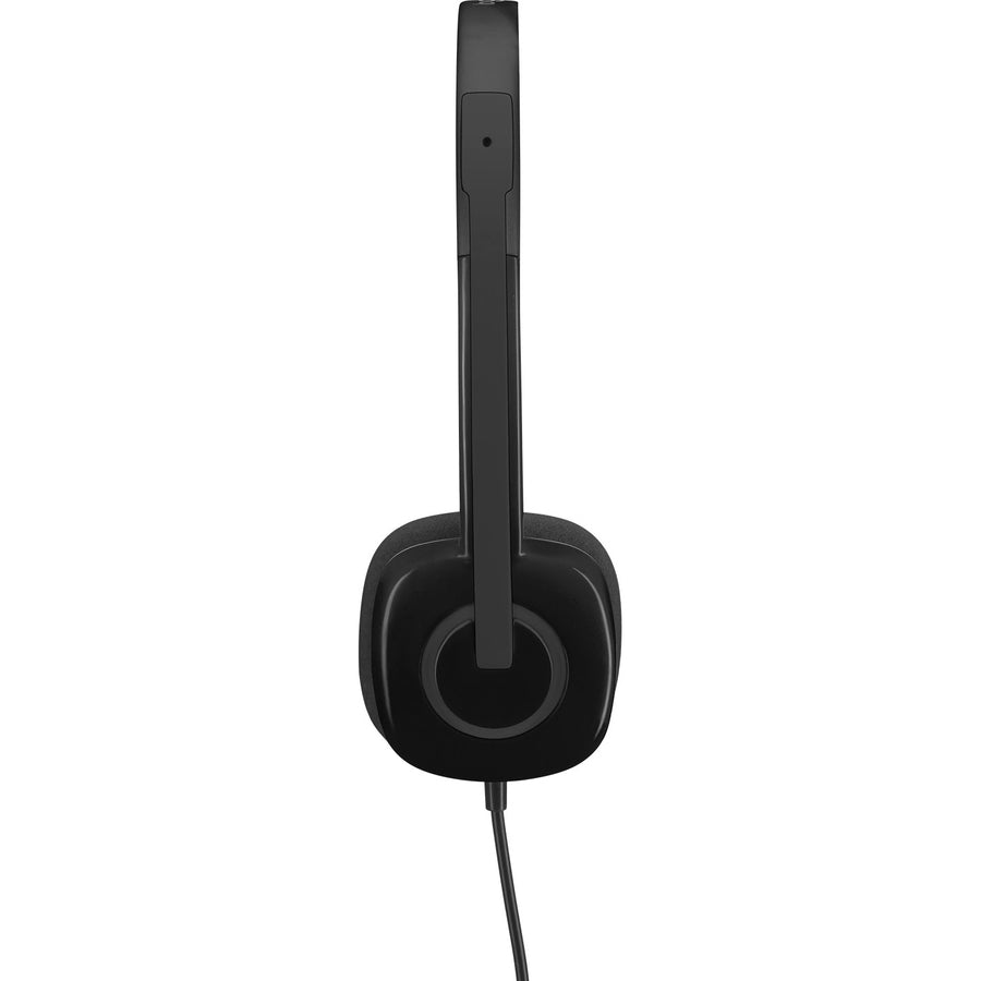 Stereo Sound Headset - Logitech H151 with Noise-Cancelling Microphone | TecISoft 981-000587