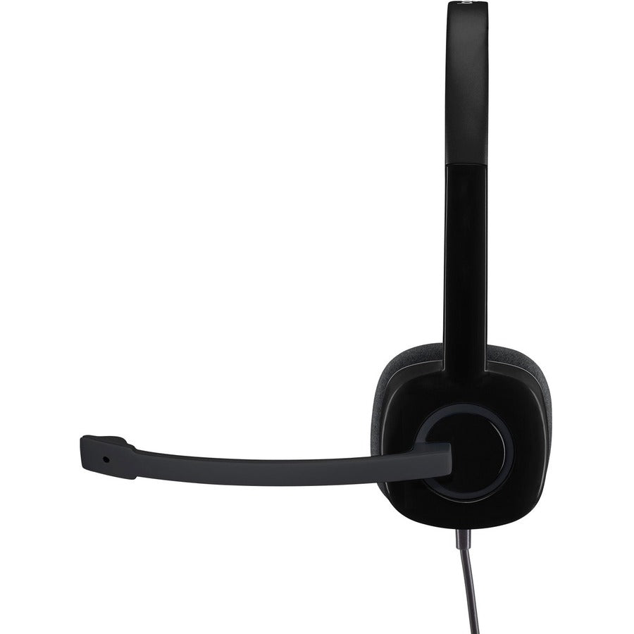 Stereo Sound Headset - Logitech H151 with Noise-Cancelling Microphone | TecISoft 981-000587