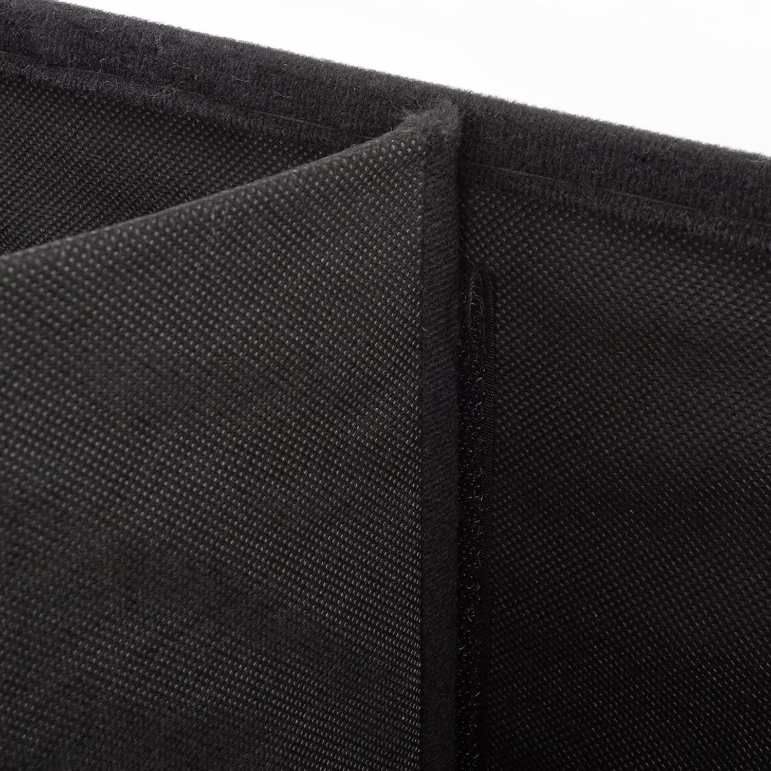 Storage Ottoman Bench 30 Inch Gray Removable Divider
