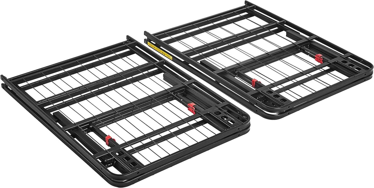 Sturdy Metal Queen Bed Frame With Built In Storage Platform