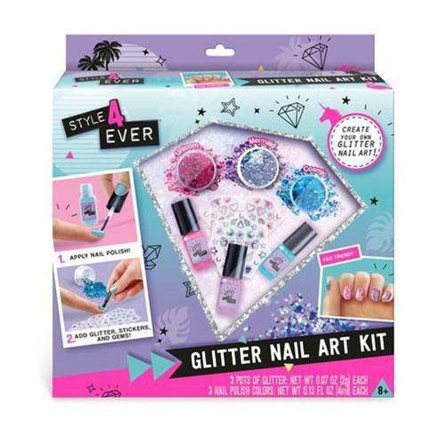 Style 4 Ever Glitter Nail Kit for Kids 8+ – Sparkle & Shine