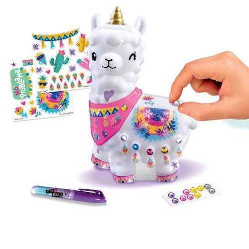 Style 4 Ever Glow in the Dark Deco Llama Kit for Kids