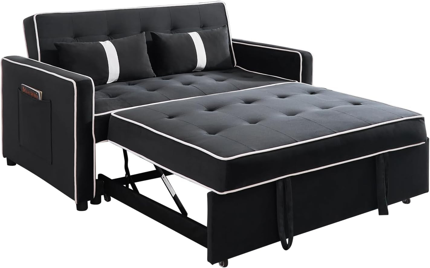 Stylish 3 in 1 Convertible Sofa Bed for Relaxation