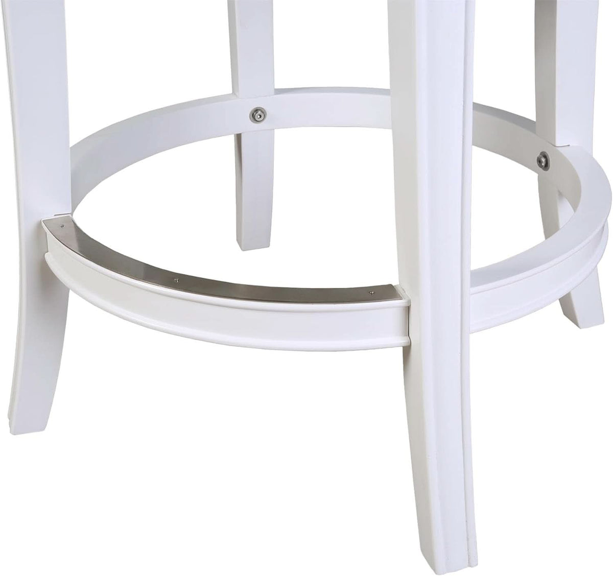 Stylish 31 Inch Bar Stool with Swivel Gray Seat