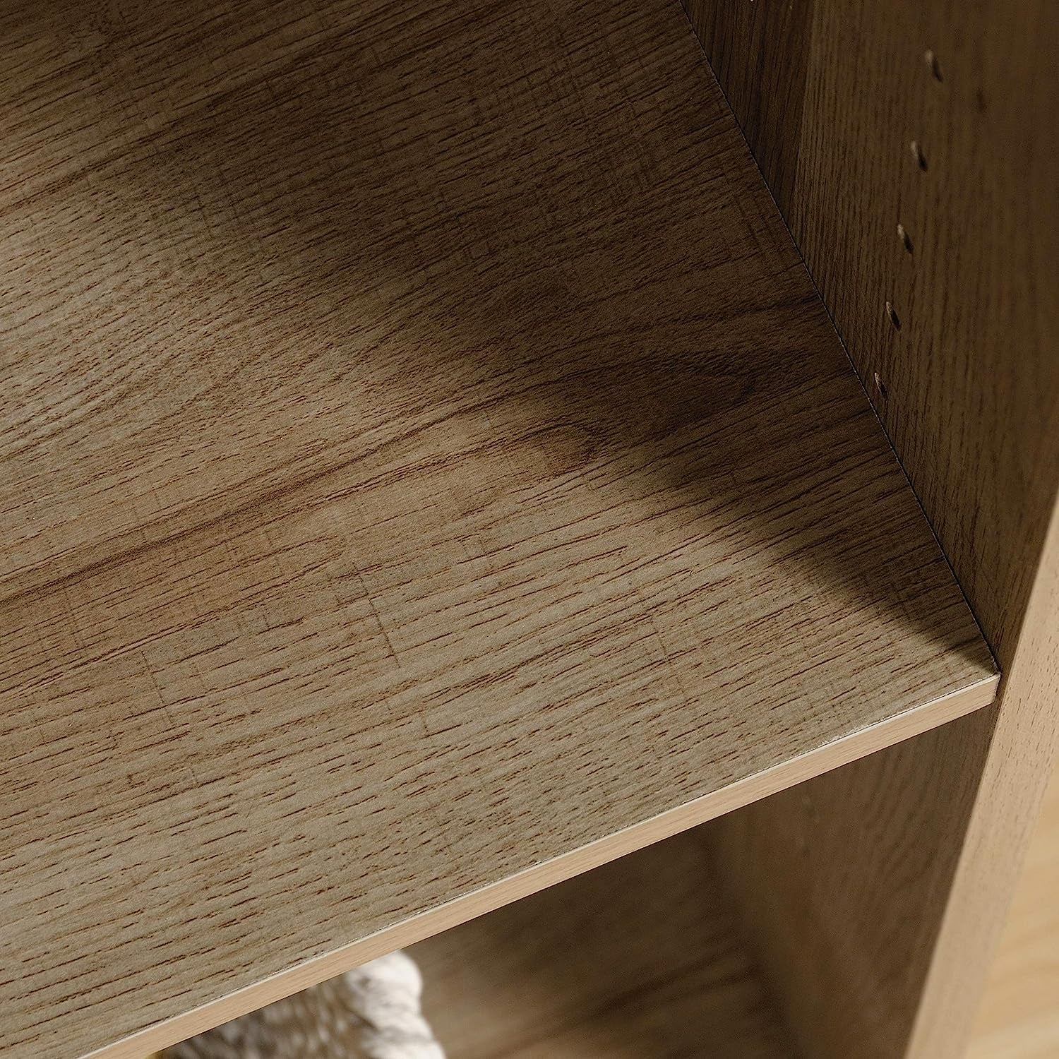 Summer Oak 5 Shelf Bookcase Engineered Wood Home Office