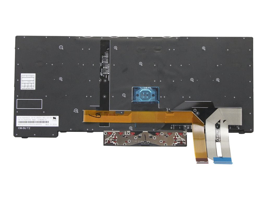 Sunrex - Notebook replacement keyboard - with Trackpoint - backlit - English - black - for ThinkPad P14s Gen 1; P14s Gen