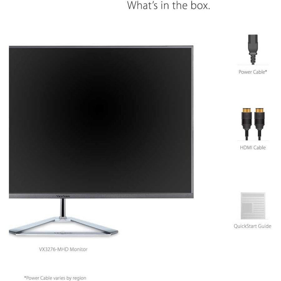 SuperClear IPS Entertainment Monitor - 32 Inch Full HD Frameless Bezel | Tecisoft VX3276-MHD