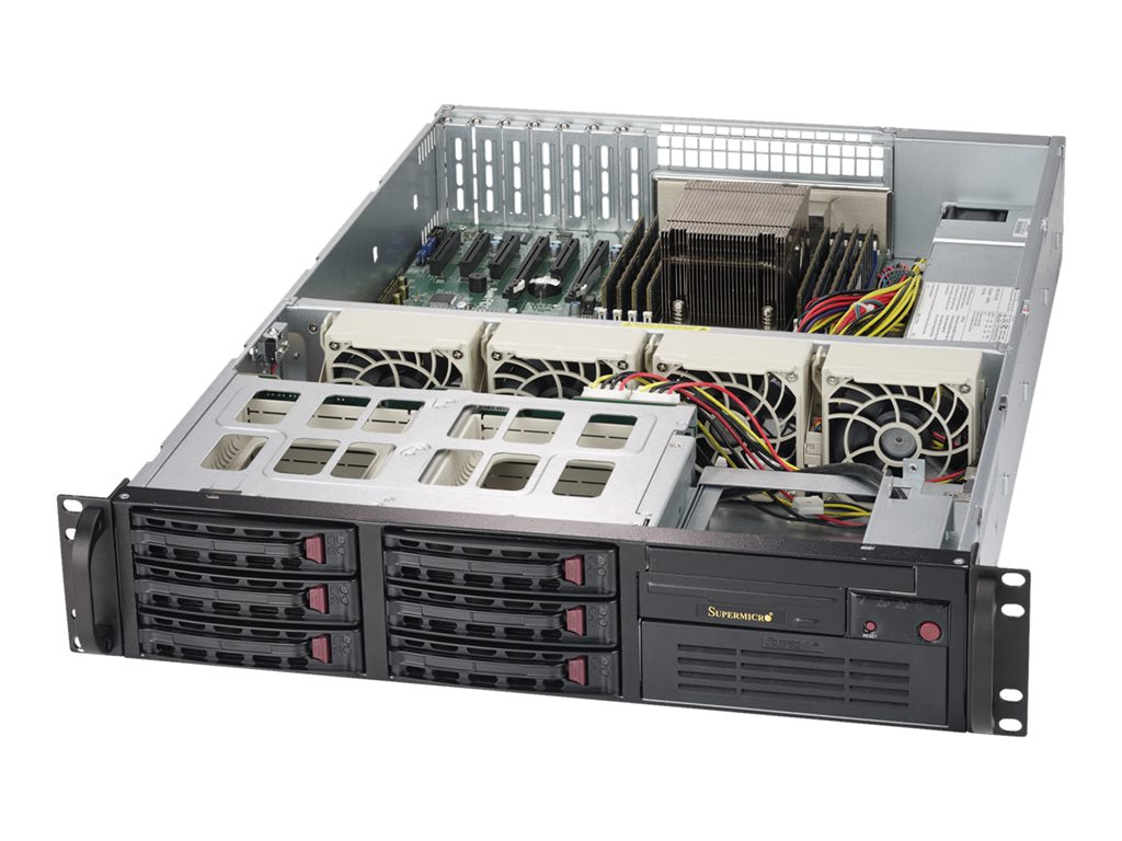 Supermicro SC822T 333LPB - Rack-mountable - 2U - extended ATX - SATA/S
