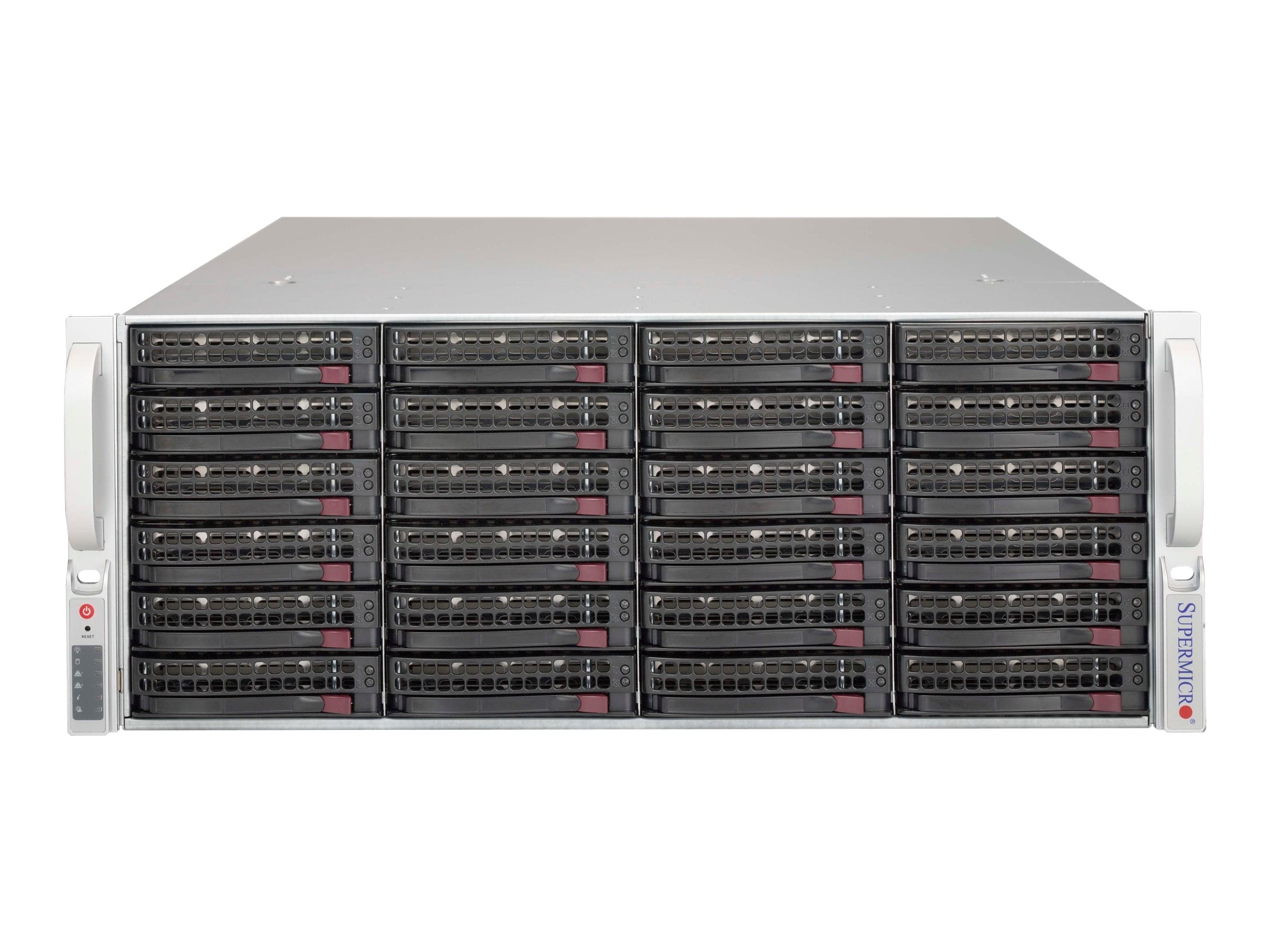 Supermicro SC846 BE2C-R609JBOD - Rack-mountable - 4U - SATA/SAS - hot-swap - black CSE-846BE2C-R609JBOD