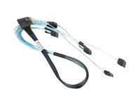Supermicro Slimline SAS x8 (LA) to 8x SATA 70cm Cable (CBL-SAST-0827)