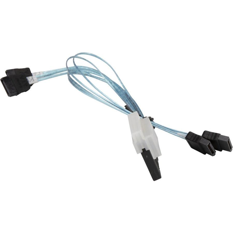 Supermicro Slimline SAS x8 (LE) to 4 SATA 16/16/26/26cm Cable (CBL-SAST-0813)