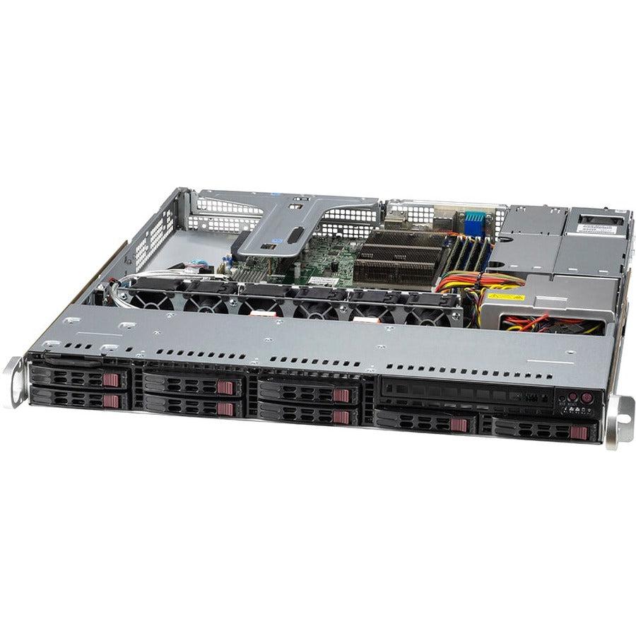 Supermicro SuperServer SYS-110T-M Barebone System - 1U Rack-mountable - Socket LGA-1200 - 1 x Processor Support
