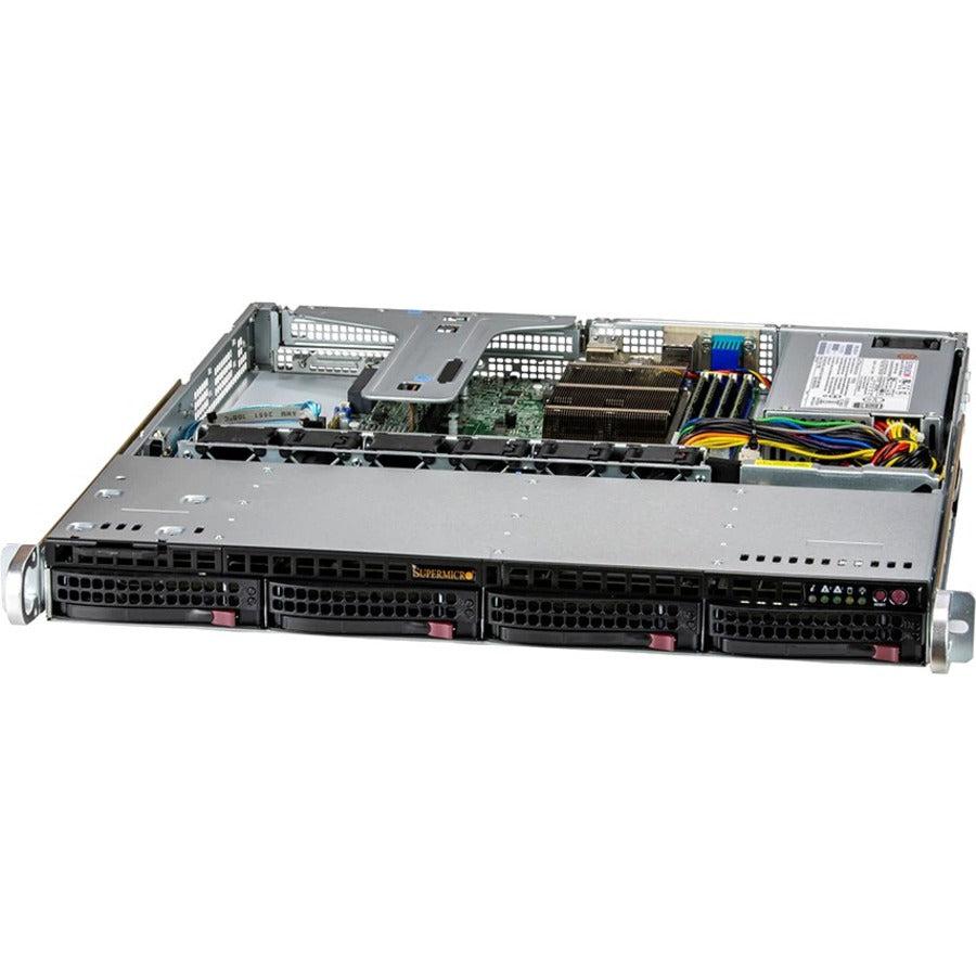 Supermicro SuperServer SYS-510T-M Barebone System - 1U Rack-mountable - Socket LGA-1200 - 1 x Processor Support
