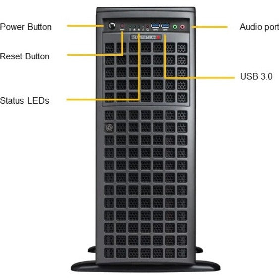 Supermicro SuperWorkstation SYS-540A-TR Barebone System - Tower - Socket LGA-4189 - 1 x Processor Support