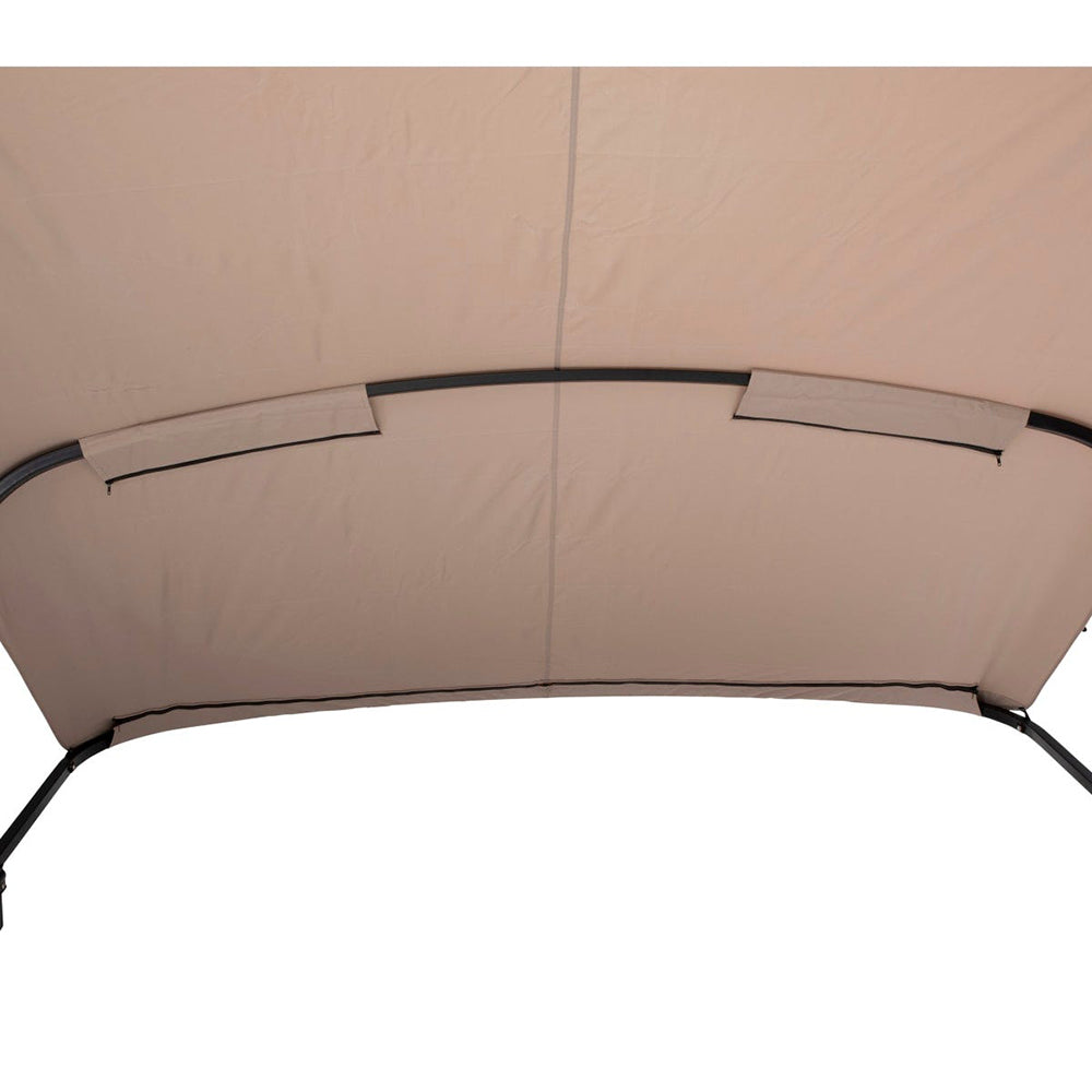 SureShade Power Bimini - Black Anodized Frame - Beige Fabric