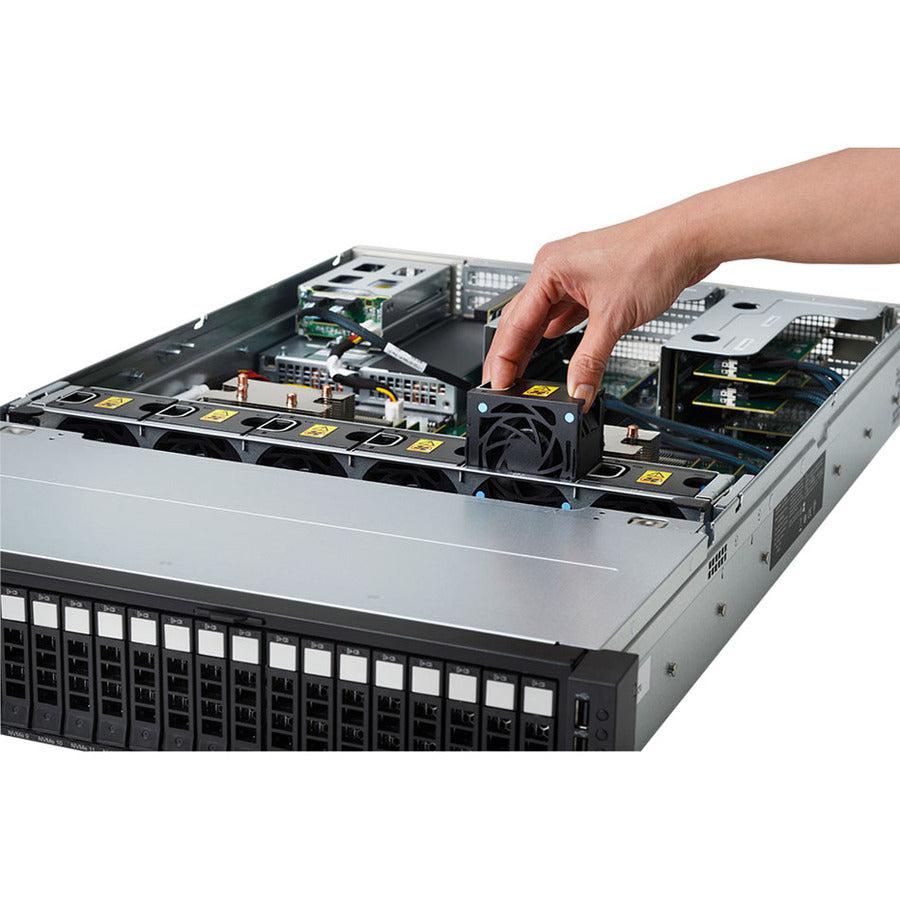 Svr2U24-24 38.4Tb 5120 256G,2X10Gbe Ntaa Pcie Ri-1.7Dw/D Se