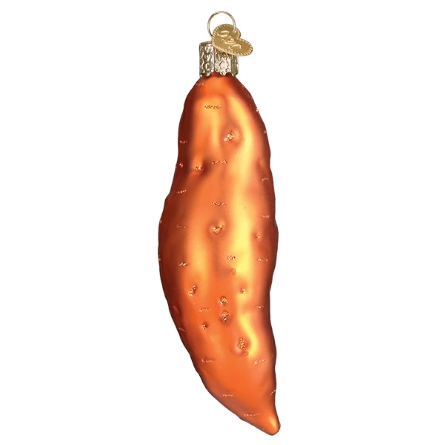 Sweet Potato Glass Ornament