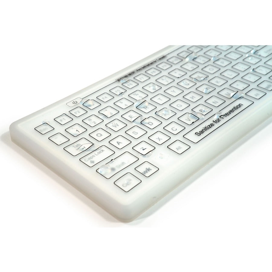 Swipe Clean Hygienic Silicone Washable Keyboard