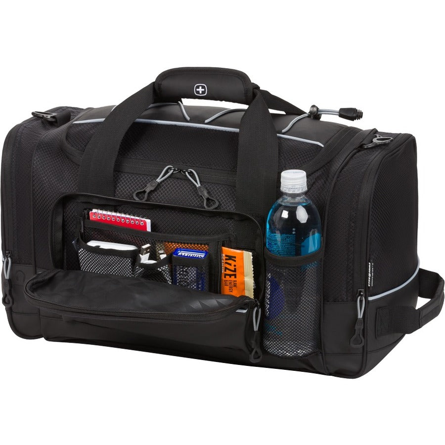 SwissGear Apex 9000200006 Carrying Case Rugged (Duffel) Travel Essential - Black Dobby