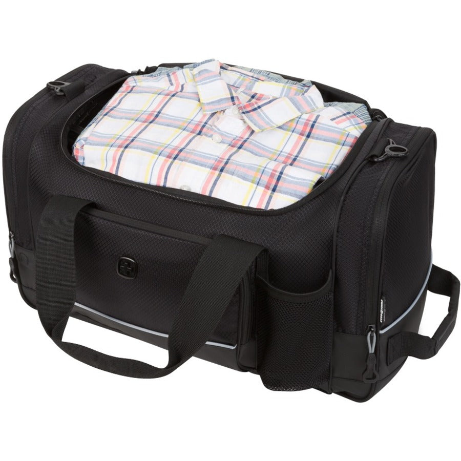 SwissGear Apex 9000200006 Carrying Case Rugged (Duffel) Travel Essential - Black Dobby