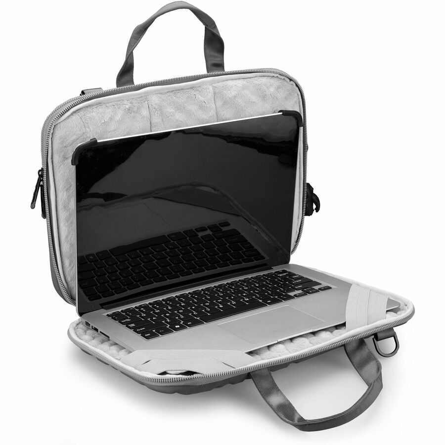 Swissdigital Design Carrying Case (Sleeve) for 16" Apple Notebook, MacBook Pro - Gray, Light Gray