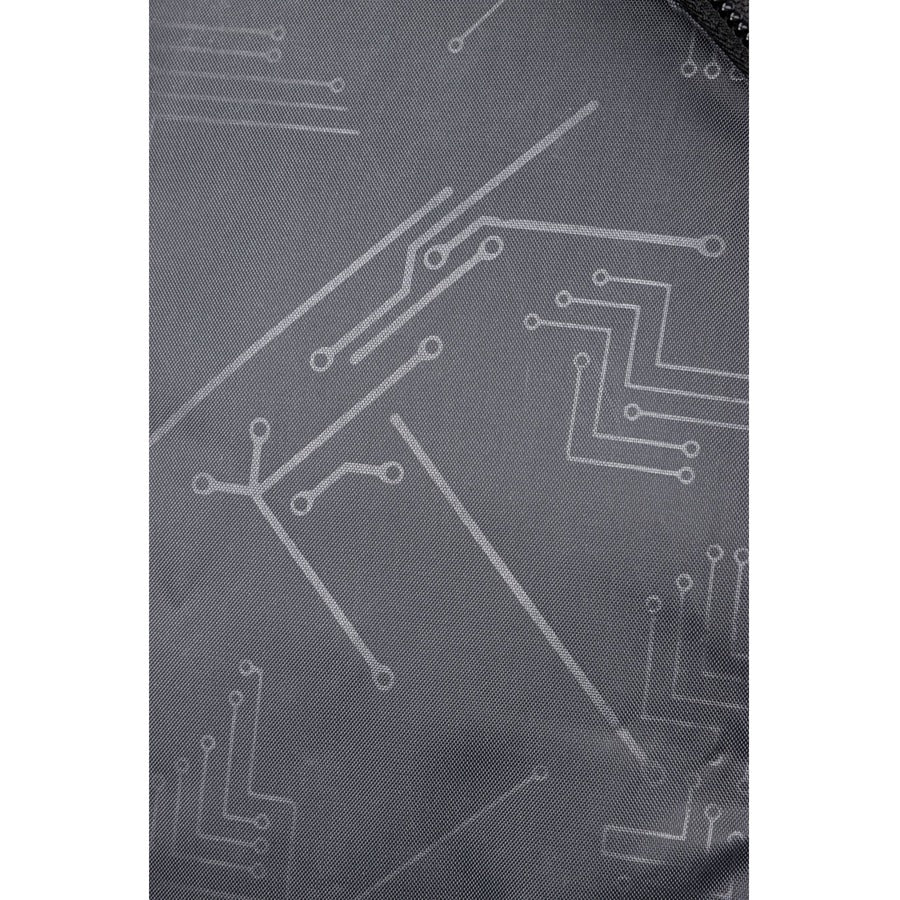 Swissdigital Design Circuit J14-BR Rugged Carrying Case (Backpack) for 15.6" to 16" Apple iPad Travel Essential, Notebook, MacBook - Black