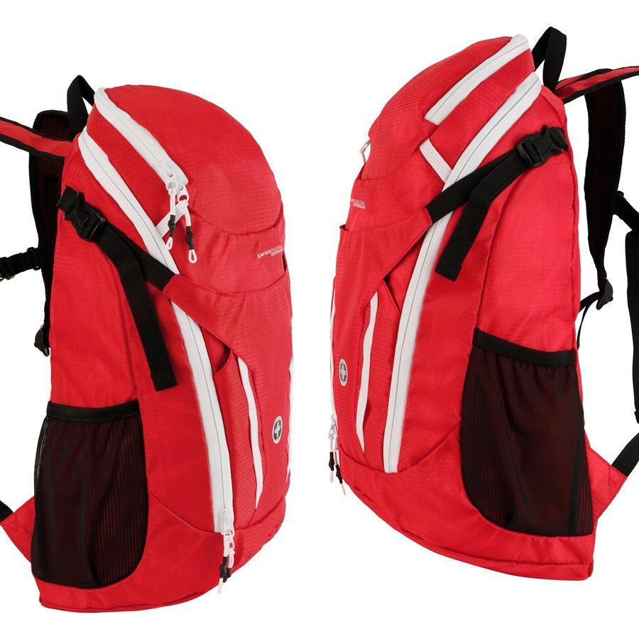 Swissdigital Design Kangaroo SD1596-42 Rugged Carrying Case (Backpack) for 16" Apple Notebook, MacBook Pro, Accessories, Tablet, Cell Phone - Red