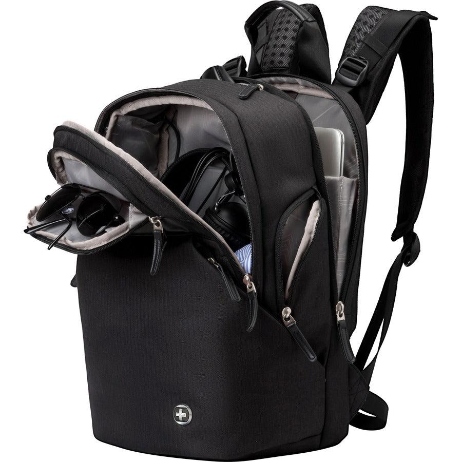 Swissdigital Design PEARL SD1005M-01 Carrying Case (Backpack) for 15.6" to 16" Apple Notebook, Accessories - Black