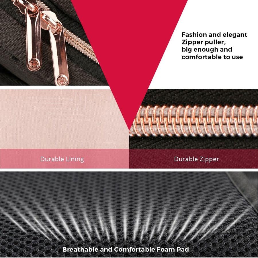 Swissdigital Design SD1006-01 Carrying Case (Backpack) for 15.6" to 16" Apple, Amazon Notebook, MacBook Pro - Black