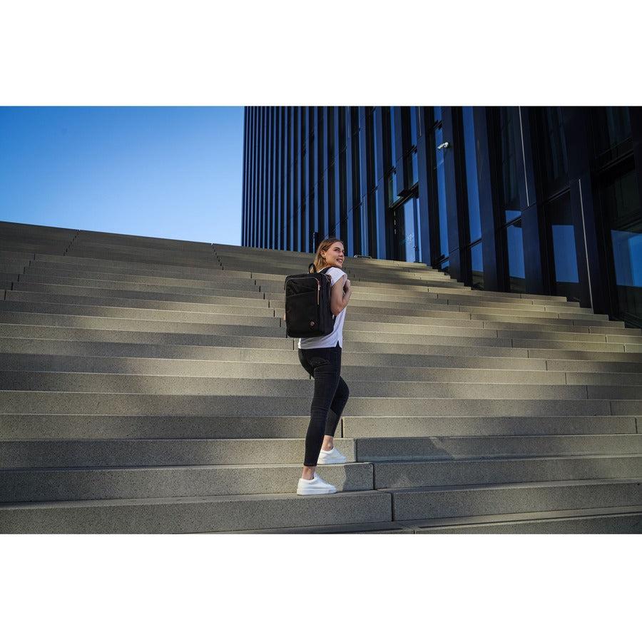 Swissdigital Design SD1006-01 Carrying Case (Backpack) for 15.6" to 16" Apple, Amazon Notebook, MacBook Pro - Black