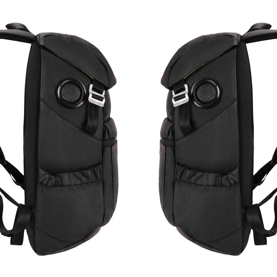 Swissdigital Design Soundbyte SD-03B Carrying Case (Backpack) for 13.5" to 14" iPad Notebook, MacBook Pro - Black