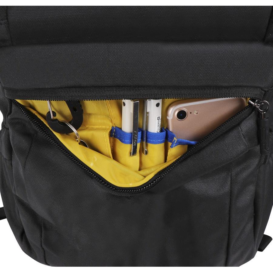 Swissdigital Design Soundbyte SD-03B Carrying Case (Backpack) for 13.5" to 14" iPad Notebook, MacBook Pro - Black