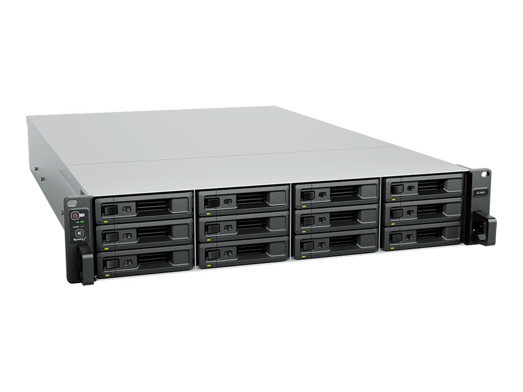 Synology UC3400 12-Bay Diskless SAN with Active-Active Dual Controllers for Enterprise