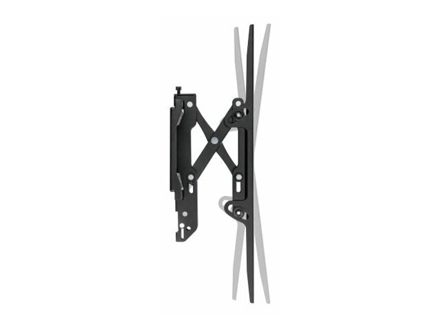 TECHly - Mounting kit (wall mount) - for curved / flat panel - anti-theft - steel - black - screen size: 43-90"" 461863