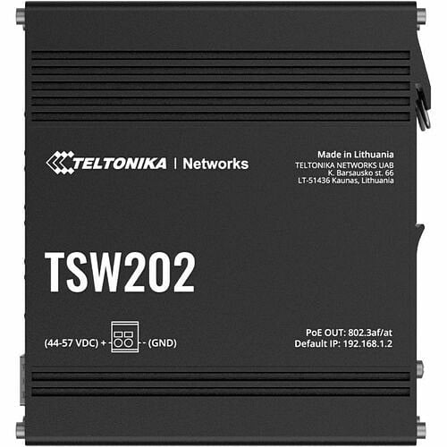 TELTONIKA TSW202 PoE+ L2 Managed Switch 8 GbE + 2 SFP for Business