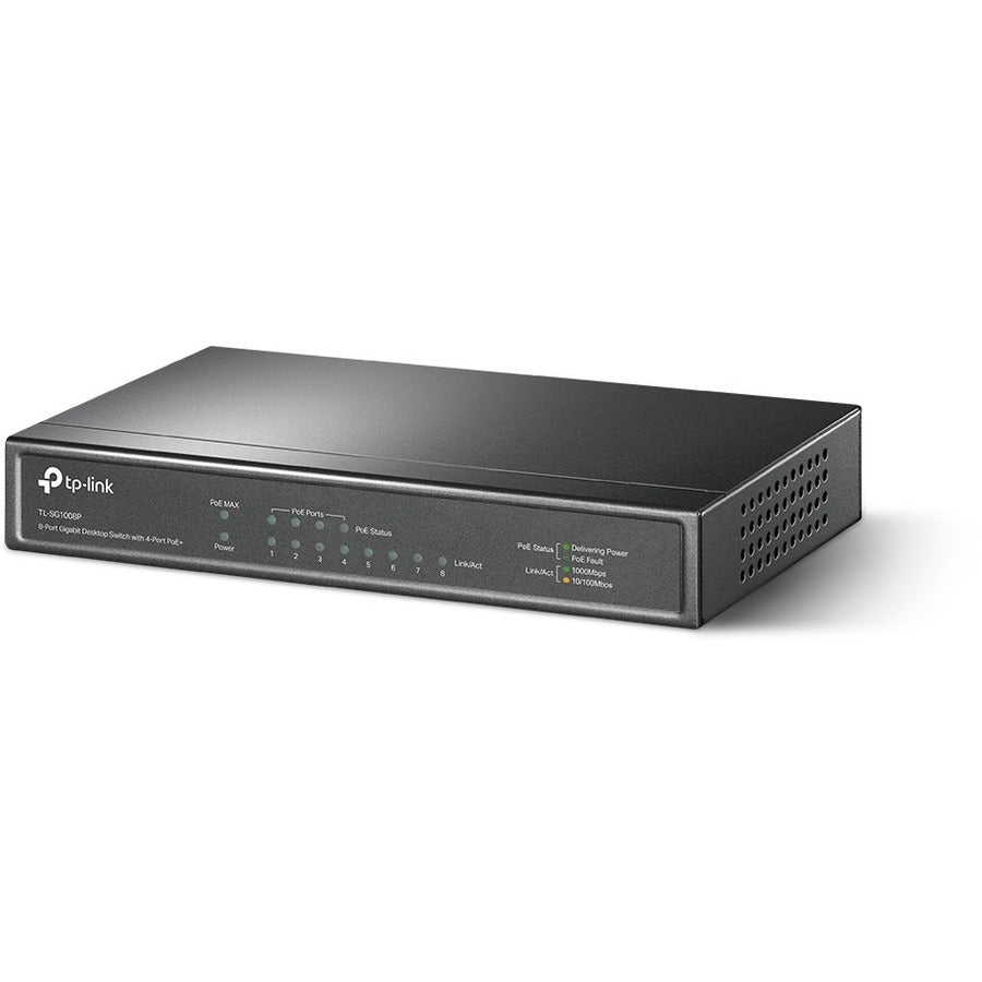 TL-SG1008P TP-Link 8-Port Gigabit Switch - 4-Port PoE Desktop Switch