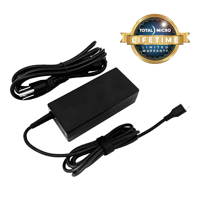 TOTAL MICRO 65W USB-C AC Adapter for Dell Latitude Rugged Laptops