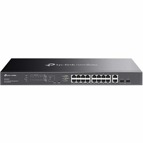 TP-LINK Omada 20-Port Gigabit Managed Switch with 16 PoE+ Ports for Business