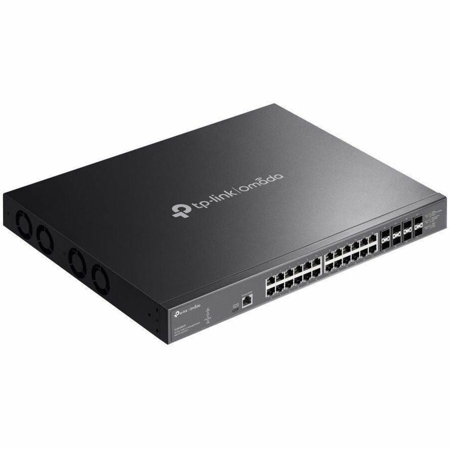 TP-LINK Omada 24-Port 10GBASE-T L2+ Managed Switch with 8 SFP+ for Enterprise