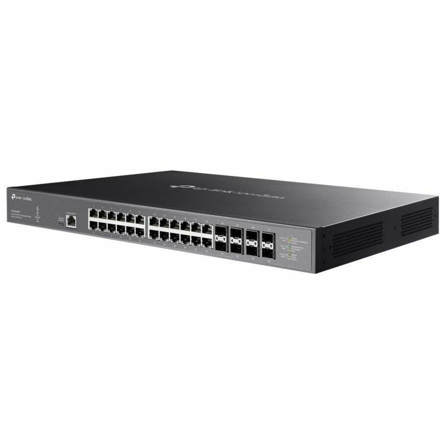 TP-LINK Omada 24-Port 10GBASE-T L2+ Managed Switch with 8 SFP+ for Enterprise