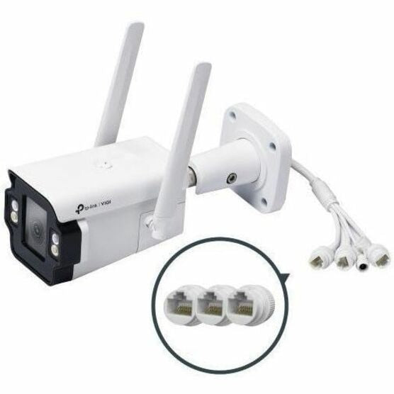 TP-LINK VIGI 4MP Outdoor 4G Bullet Camera with Full-Color Night Vision