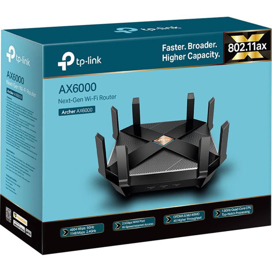 TP-Link Archer AX6000 - Wi-Fi 6 IEEE 802.11ax Ethernet Wireless Router ARCHERAX6000
