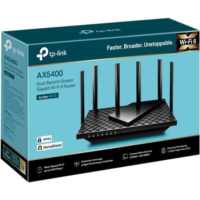 TP-Link Archer AX73 - Dual Band Gigabit Wireless Internet Router