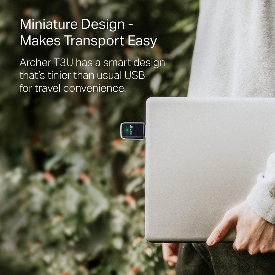 TP-Link Archer T3U - IEEE 802.11ac Dual Band Wi-Fi Adapter for PC Desktop/Notebook