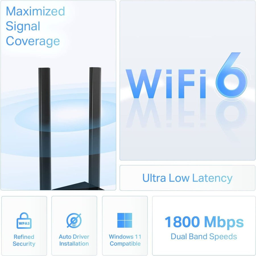 TP-Link Archer TX20U Plus IEEE 802.11ax Dual Band Wi-Fi Adapter