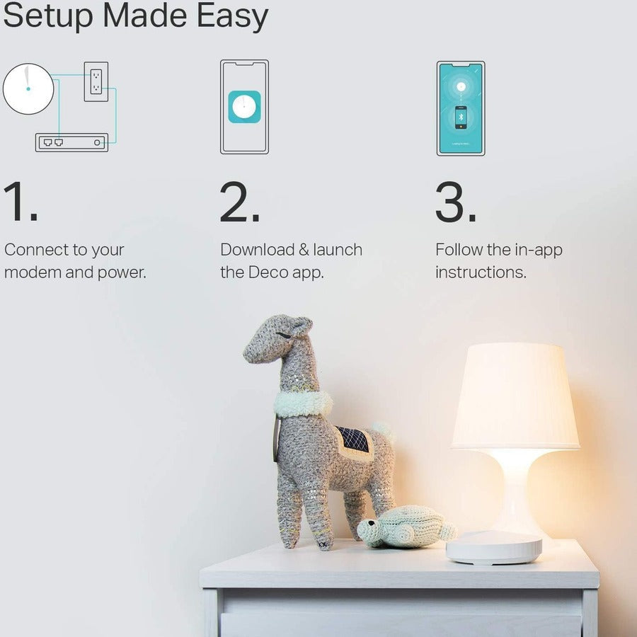 TP-Link Deco M5 (3-pack) - AC1300 Whole Home Mesh Wi-Fi System, 3-Pack DECO M5(3-PACK)