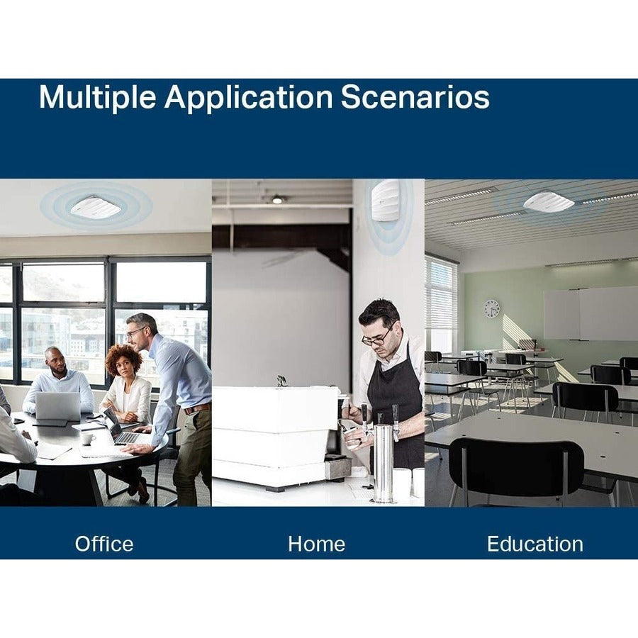 TP-Link EAP265 HD - Omada Enterprise AC1750 Gigabit Wireless Access Point for High-Density Deployment