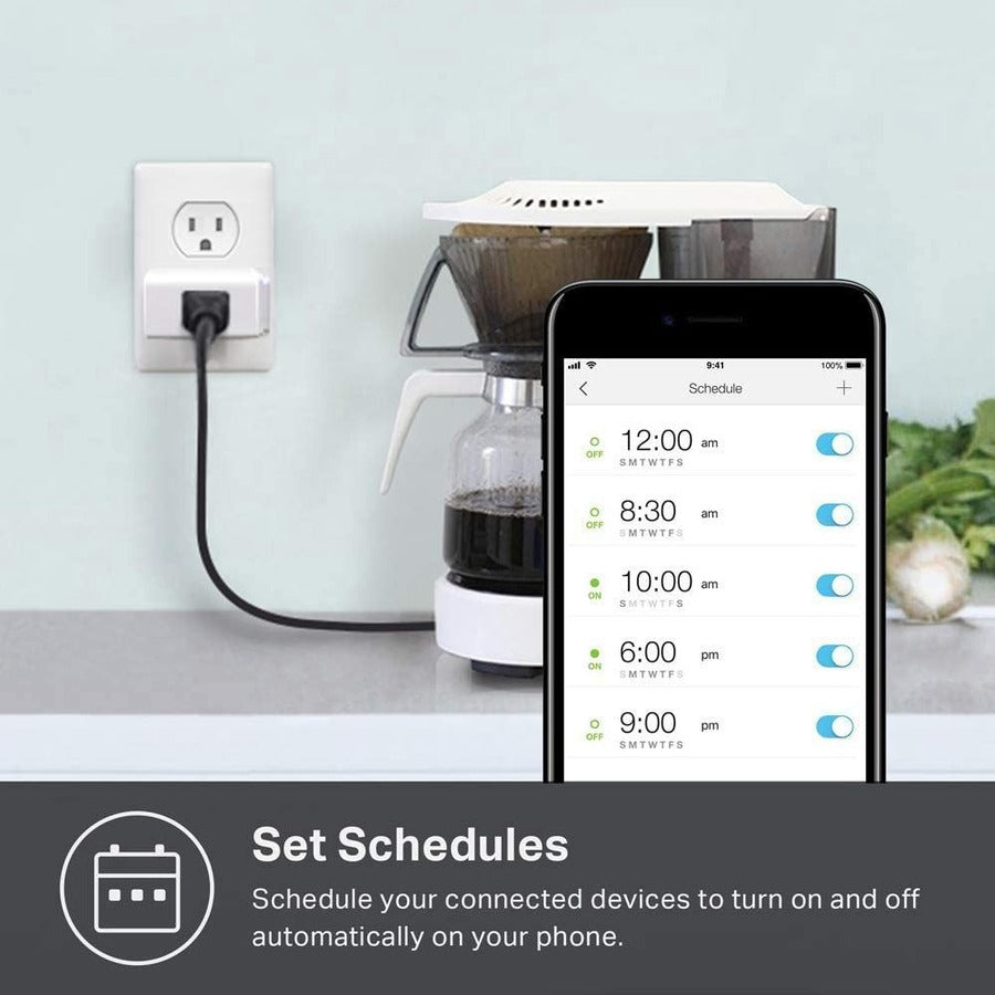 TP-Link Kasa Smart Plug HS105 - Kasa Smart Plug Mini, Smart Home Wi-Fi Outlet Works with Alexa & Google Home