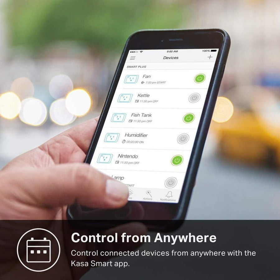 TP-Link Kasa Smart Plug HS105 - Kasa Smart Plug Mini, Smart Home Wi-Fi Outlet Works with Alexa & Google Home